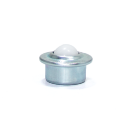 Omnitrack kogelrol (kogelpot) 15 mm met flens, kunststof, draagvermogen 10 kg, Omnitrack L15D