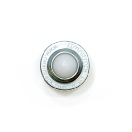Omnitrack kogelrol (kogelpot) 15 mm met flens, kunststof, draagvermogen 10 kg, Omnitrack L15D