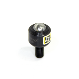 Omnitrack kogelrol (kogelpot) 12.7 mm met draadeind, staal, draagvermogen 50 kg, Omnitrack 8100