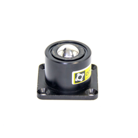 Omnitrack kogelrol (kogelpot) 25.4 mm met flens, draagvermogen 225 kg, Omnitrack 9220