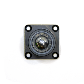 Omnitrack kogelrol (kogelpot) 25.4 mm met flens, draagvermogen 225 kg, Omnitrack 9220