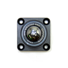 Omnitrack kogelrol (kogelpot) 38.1 mm met flens, draagvermogen 1100 kg, Omnitrack 9240