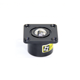 Omnitrack kogelrol (kogelpot) 25.4 mm met flens, draagvermogen 225 kg, Omnitrack 9320