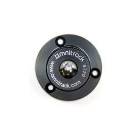 Omnitrack kogelrol (kogelpot) 25.4 mm met flens, draagvermogen 188 kg, Omnitrack 9720