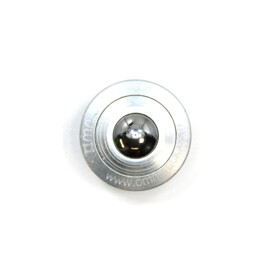Ball transfer unit, 22 mm, with stainless steel ball, with flange, maximum weight 180 kg, Omnitrack M22A
