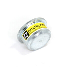 Omnitrack kogelrol (kogelpot) 30 mm met flens, draagvermogen 350 kg, Omnitrack M30