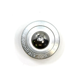 Omnitrack kogelrol (kogelpot) 30 mm met flens, draagvermogen 350 kg, Omnitrack M30