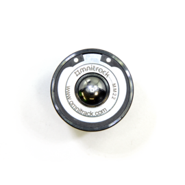 Omnitrack kogelrol (kogelpot) 22 mm met flens met veer, draagvermogen 90 kg, Omnitrack MM22